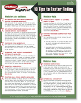 10 Tips To Faster Rating In WinRater and SinglePoint - Download the PDF
